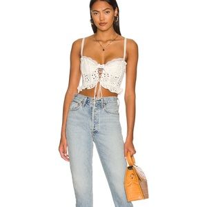 For love and lemons Sadie corset top size xs never worn, still with tags